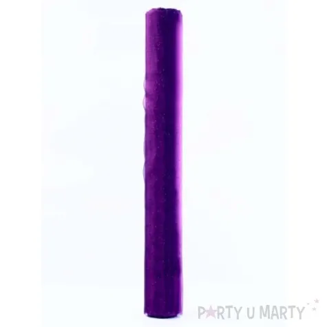 organza glittery sliwkowy 0 36 x 9 m 1 szt