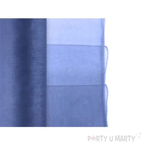 organza granatowa 0 38 x 9 m