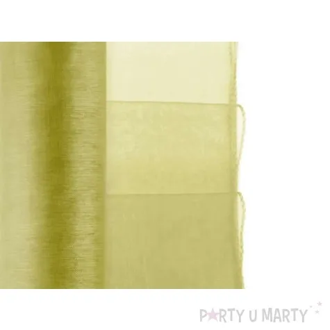 organza oliwkowa 0 38 x 9 m