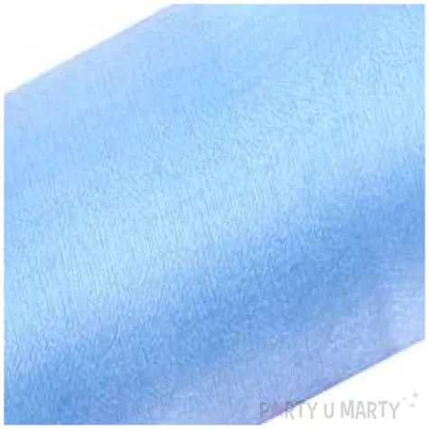 organza snow blekitna 16 cm x 9 m