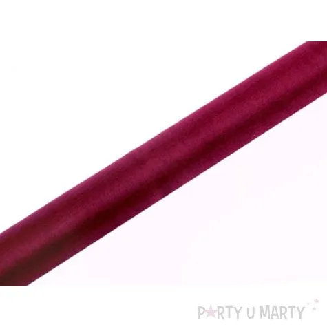 organza snow bordowa 0 36 x 9 m