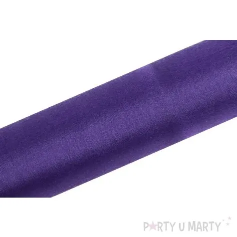 organza snow fioletowa 16 cm 9 m 1 rolka