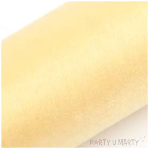 organza snow kremowa 16 cm x 9 m