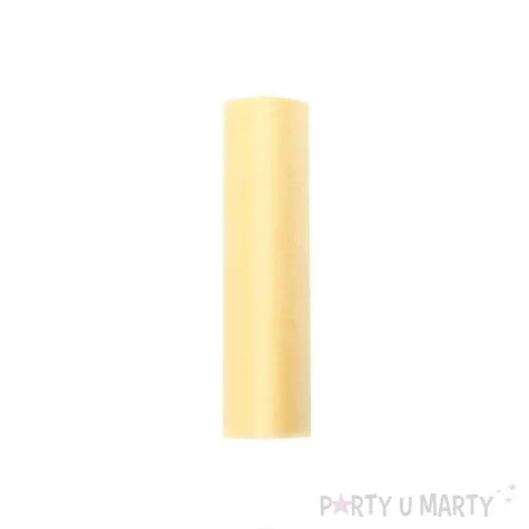 organza snow kremowa 16 cm x 9 m