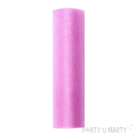 organza snow rozowa 16 cm x 9 m