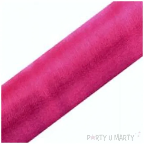 organza snow rozowa ciemna 0 36 x 9 m