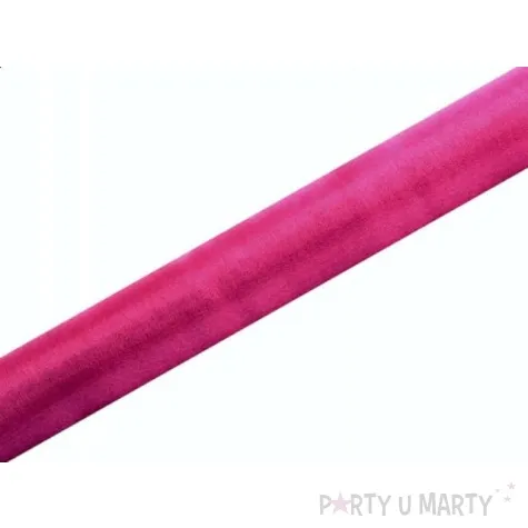 organza snow rozowa ciemna 0 36 x 9 m