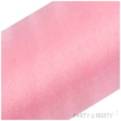 organza snow rozowa jasna 16 cm x 9 m