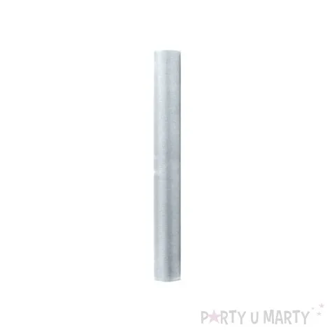 organza snow srebrna partydeco 0 36 x 9 m