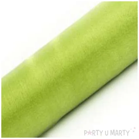 organza snow zielona jasna 0 36 x 9 m