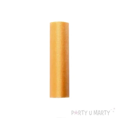 organza snow zlota 16 cm x 9 m