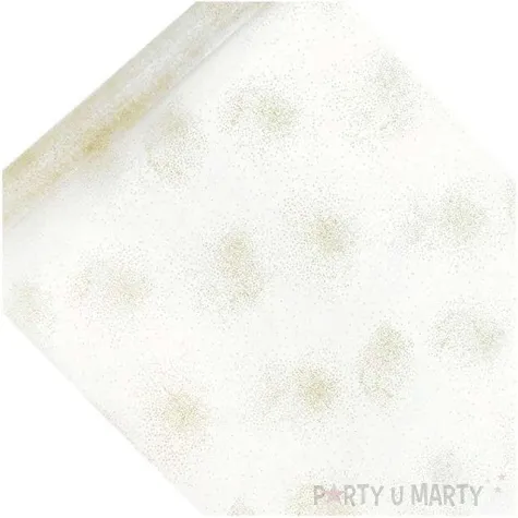 organza z nadrukiem bialy 0 48 x 9m 1szt