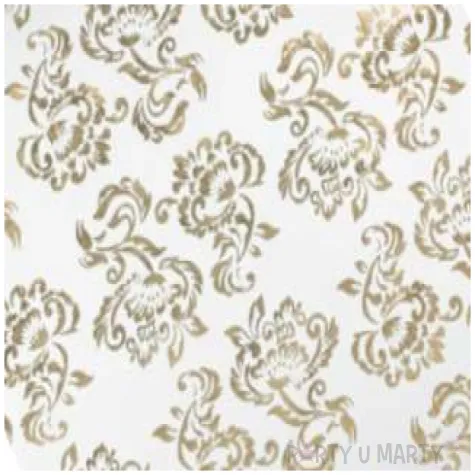 organza z nadrukiem bialy partydeco 0 36 x 9 m