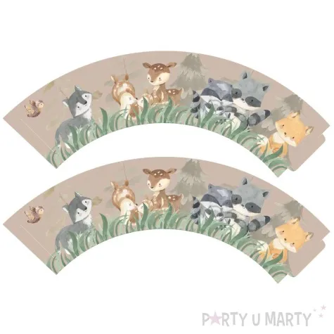 oslonki dekoracyjne lesne zwierzatka congee 6 szt