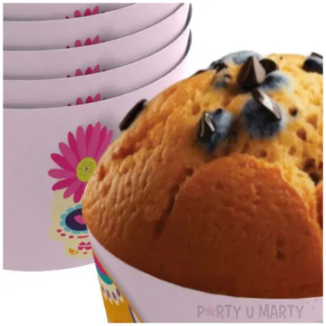 oslonki na muffinki dia de los muertos 6 szt