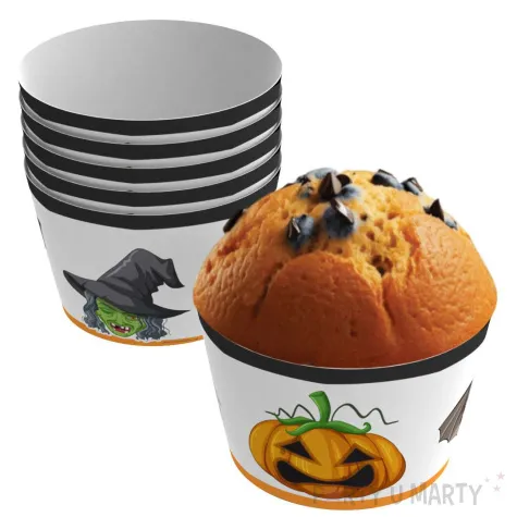 oslonki na muffinki dynia wiedzma i duch 6 szt