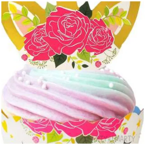 oslonki na muffinki jednorozec godan 12 szt