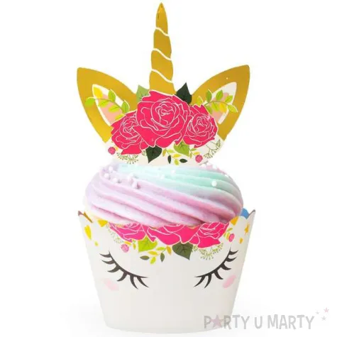 oslonki na muffinki jednorozec godan 12 szt