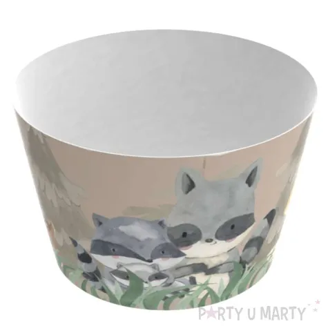 oslonki na muffinki lesne zwierzatka congee 6 szt