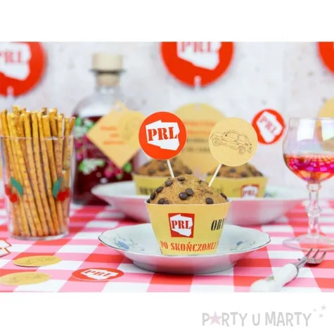 oslonki na muffinki prl congee 6 szt