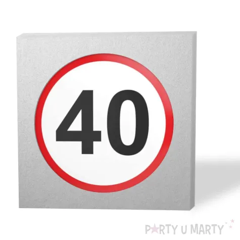 otwieracz 40 urodziny traffic birthday 56 mm