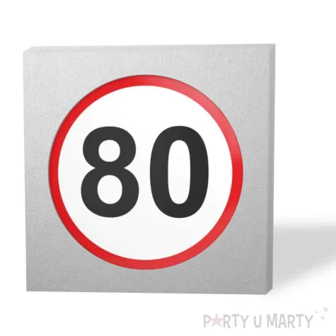 otwieracz 80 urodziny traffic birthday 56 mm