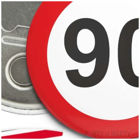otwieracz 90 urodziny traffic birthday 56 mm