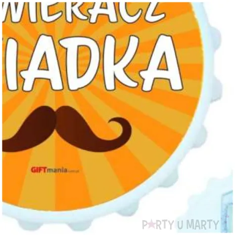 otwieracz kapsel super dziadek z wasem giftmania