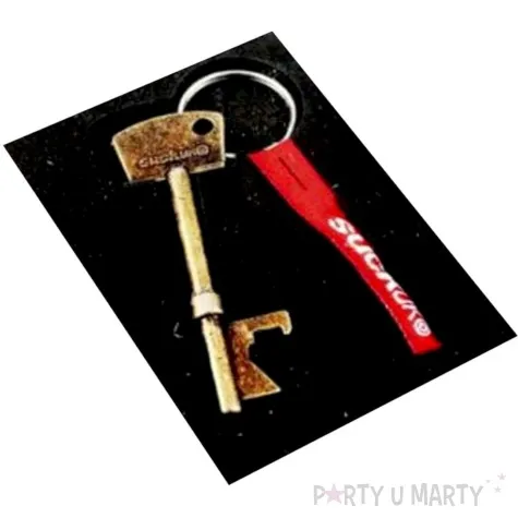 otwieracz stalowy kluczyk z zawieszka ikonka