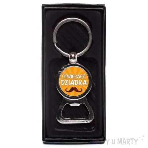 otwieracz z brelokiem otwieracz dziadka z wasem giftmania