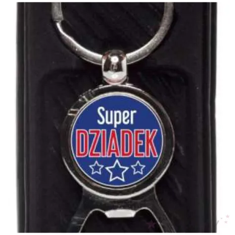 otwieracz z brelokiem super dziadek giftmania