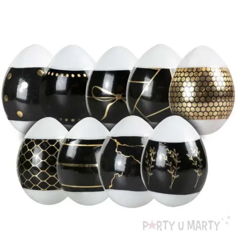 owijki na jajka glamour zloto czarny arpex 9 szt
