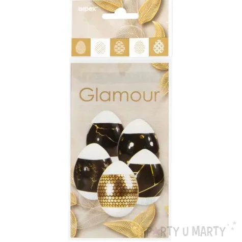 owijki na jajka glamour zloto czarny arpex 9 szt