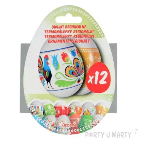 owijki na jajka regionalne mix arpex 12 szt