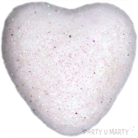 ozdoba brokatowa serduszka titanum 18 szt