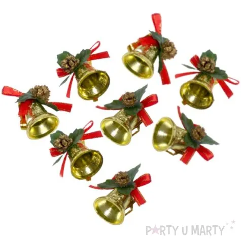 ozdoba choinkowa dzwoneczki arpex 8 szt
