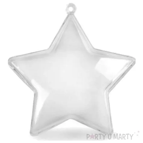 ozdoba choinkowa gwiazdka akrylowa brewis 8 cm 5 szt