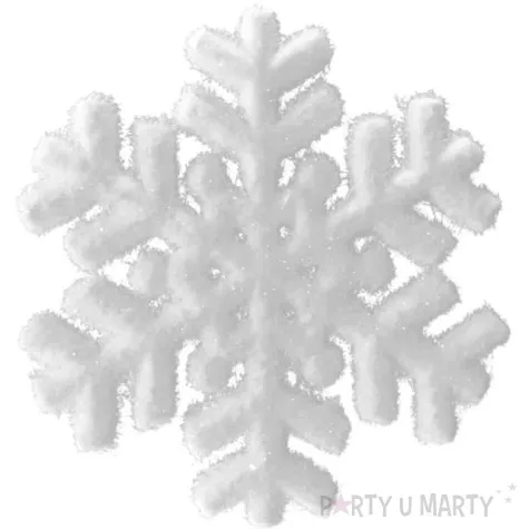 ozdoba choinkowa oszroniona sniezynka arpex 20 cm