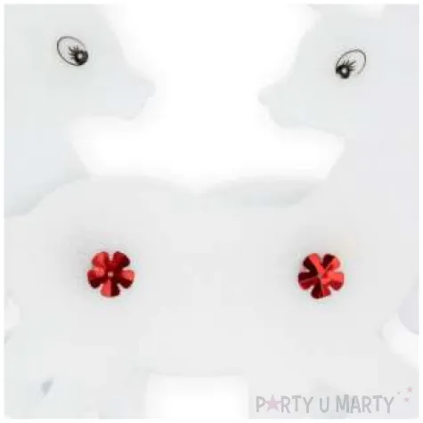 ozdoba choinkowa piankowe reniferki biala partypal 2 szt