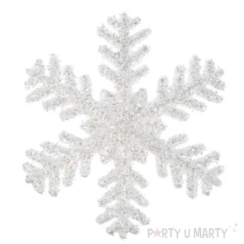 ozdoba choinkowa posrebrzana sniezynka arpex