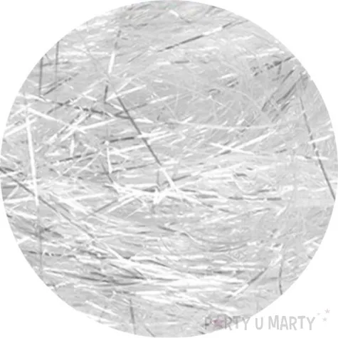 ozdoba choinkowa wlos anielski bialy titanum 20 g