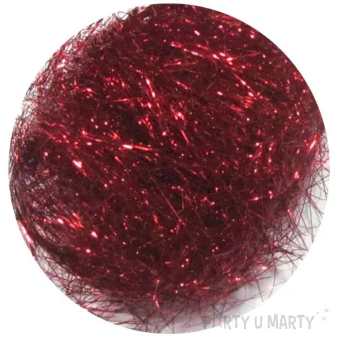 ozdoba choinkowa wlos anielski czerwony arpex 10 g