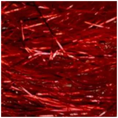 ozdoba choinkowa wlos anielski czerwony titanum 20 g