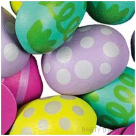 ozdoba drewniana wielkanoc pisanki titanum 24 szt