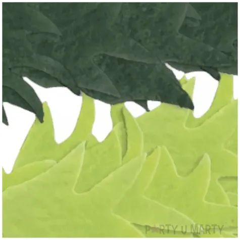 ozdoba filcowa trawa zielony titanum 20 szt