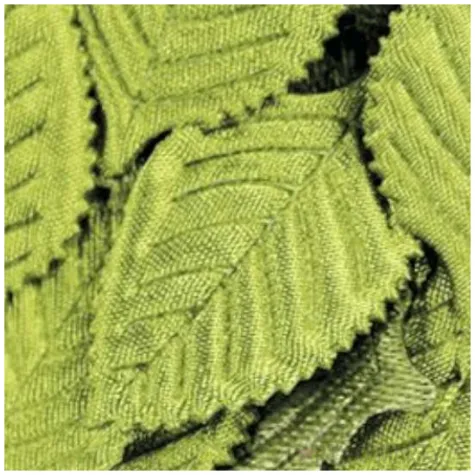 ozdoba materialowa listki zielony titanum 30 szt