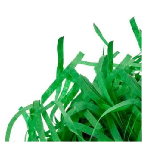 ozdoba papierowa trawa zielony ciemny arpex 40 g