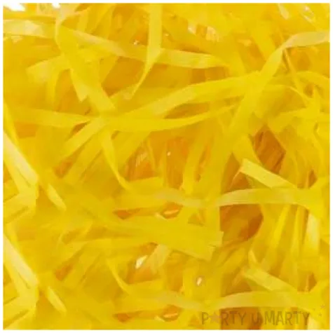 ozdoba papierowa trawa zolty arpex 40 g