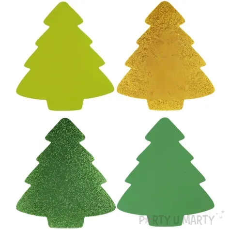 ozdoba piankowa boze narodzenie choinki brokatowe titanum 8 szt