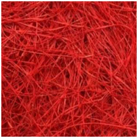 ozdoba sizal sianko czerwony aliga 30g